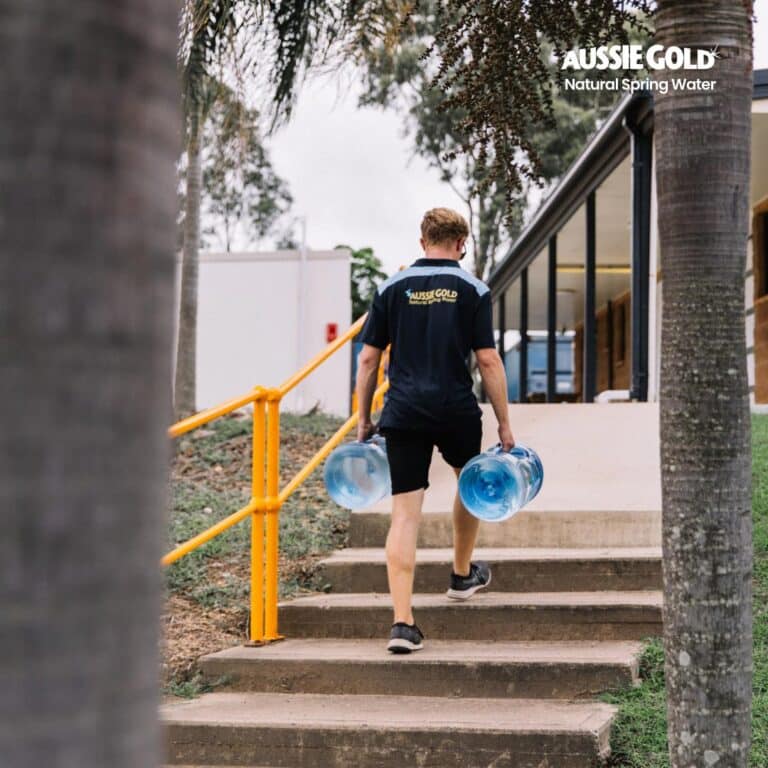 Man Delivering Water Gallons