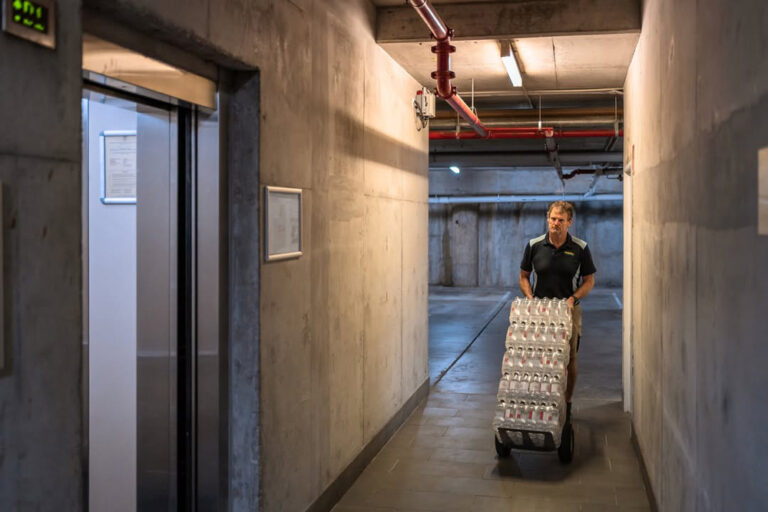 Water Delivery to An Office