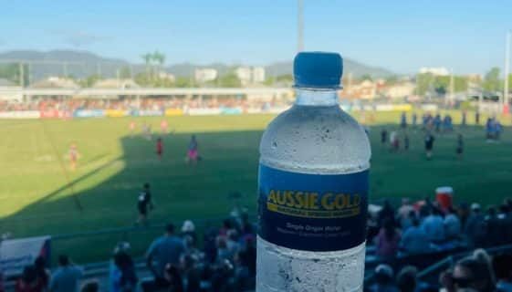 Spring Water Sitting On A Football Field — Spring Water Online in Gracemere, QLD