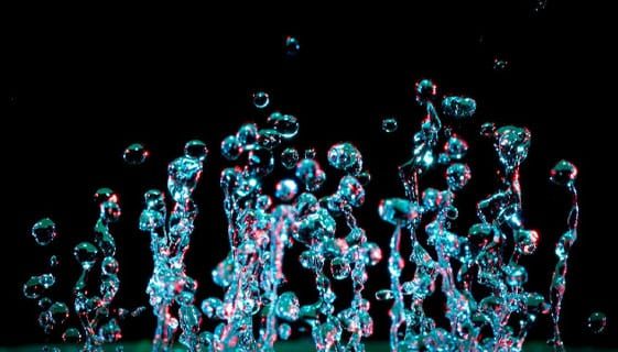 Abstract Bubble Water